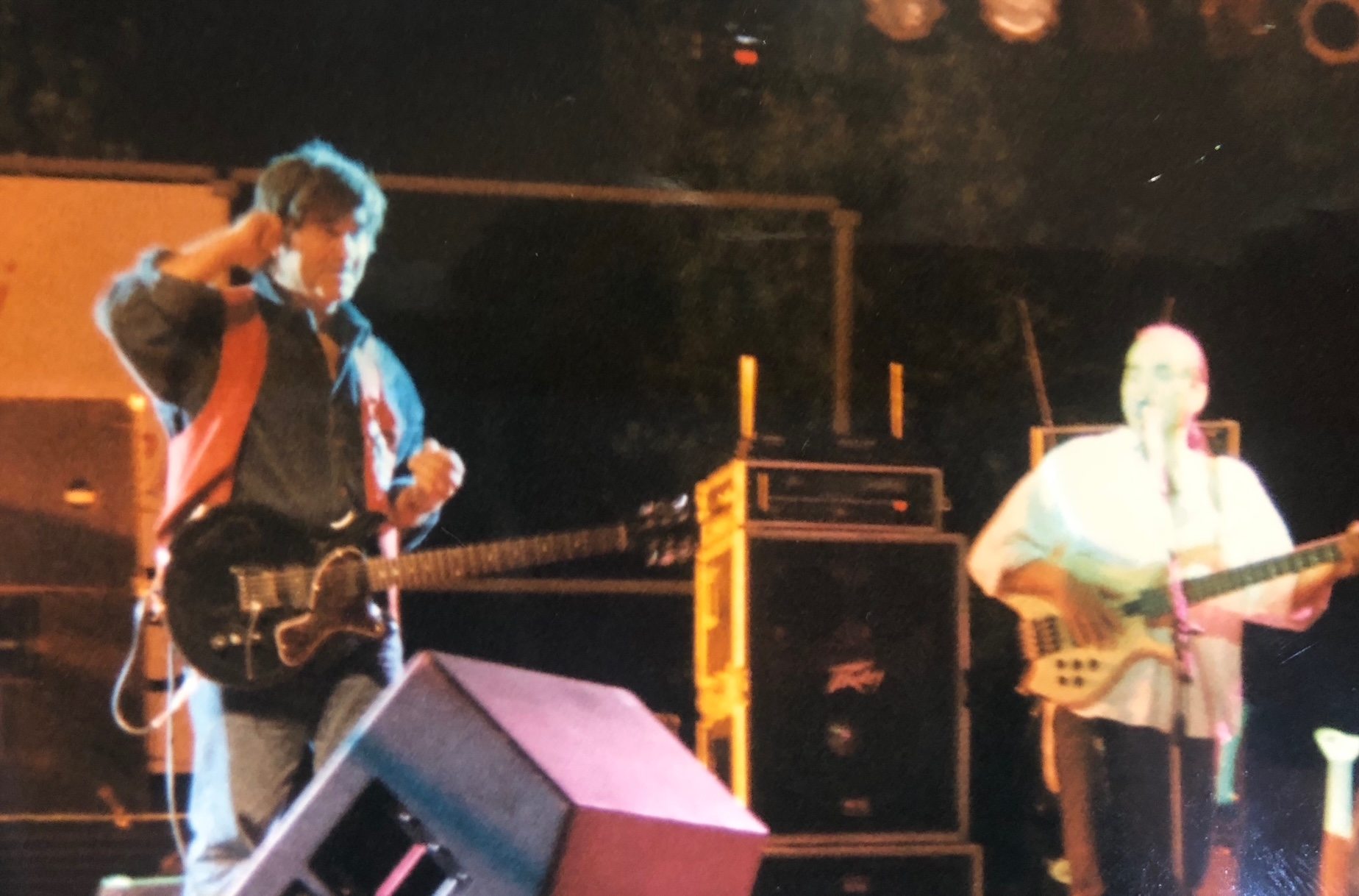 Rossano Eleuteri sul palco con Nek